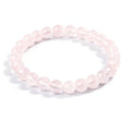 Natural Rose Quartz beaded bracelet for Love & Harmony - Rose Quartz Love Harmony Bracelet