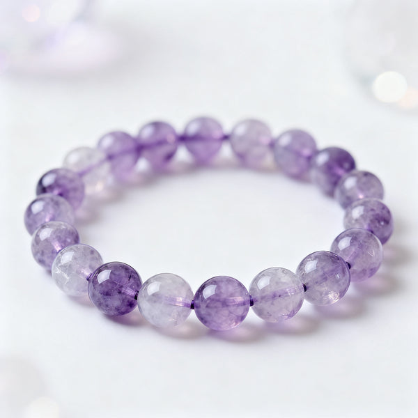 Lavender Amethyst Bracelet 8mm - Product Shot