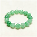 Chrysoprase crystal bracelet main product view - apple green 8mm beads | Vincryst