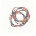 Natural Rainbow Tourmaline beaded bracelet for Balance & Joy - Rainbow Tourmaline Balance Joy Bracelet
