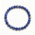 Natural Lapis Lazuli beaded bracelet for Wisdom & Truth - Lapis Lazuli Wisdom Truth Bracelet