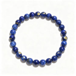 Natural Lapis Lazuli beaded bracelet for Wisdom & Truth - Lapis Lazuli Wisdom Truth Bracelet