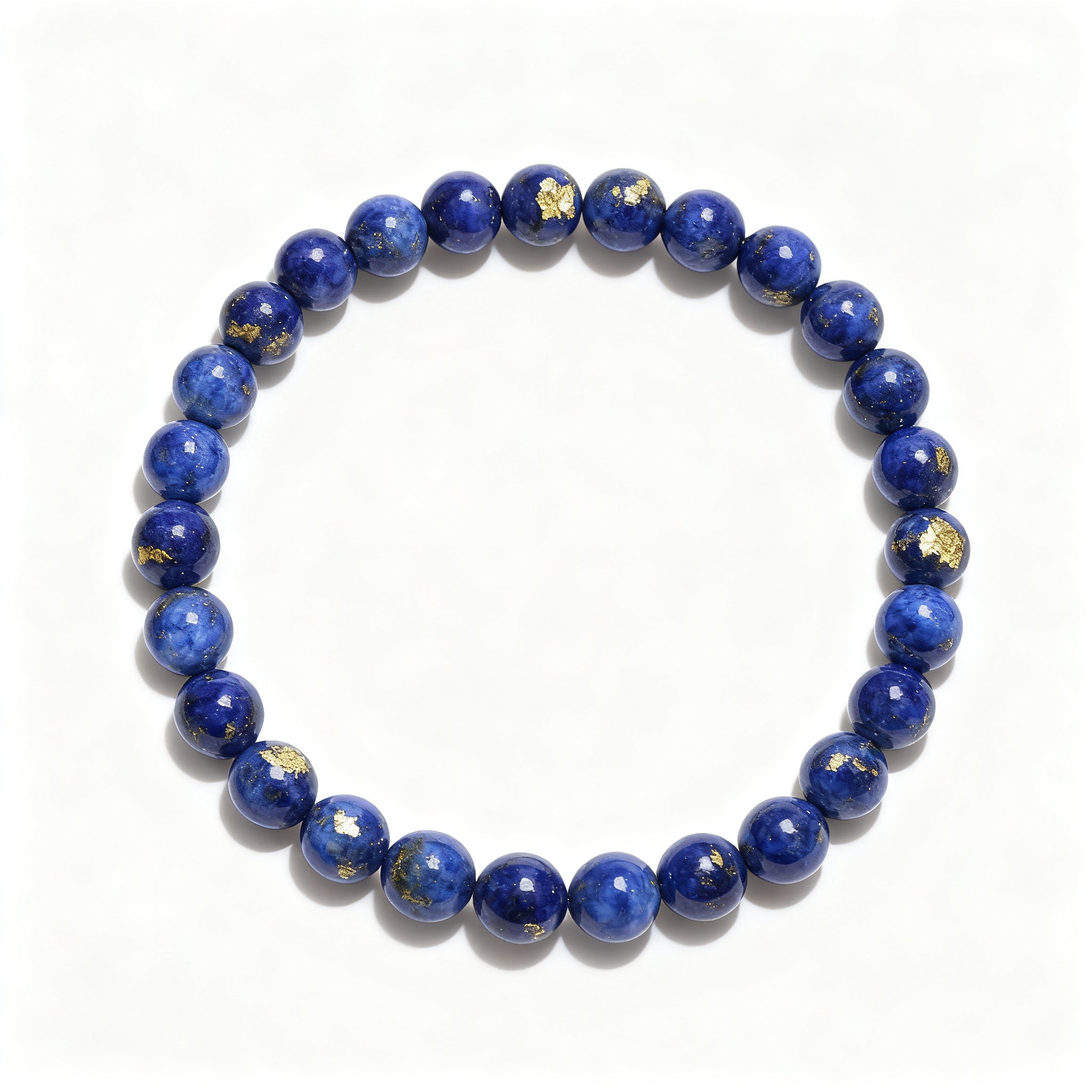Natural Lapis Lazuli beaded bracelet for Wisdom & Truth - Lapis Lazuli Wisdom Truth Bracelet