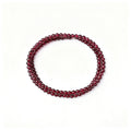 Natural Garnet beaded bracelet for Passion & Vitality - Garnet Passion Vitality Bracelet