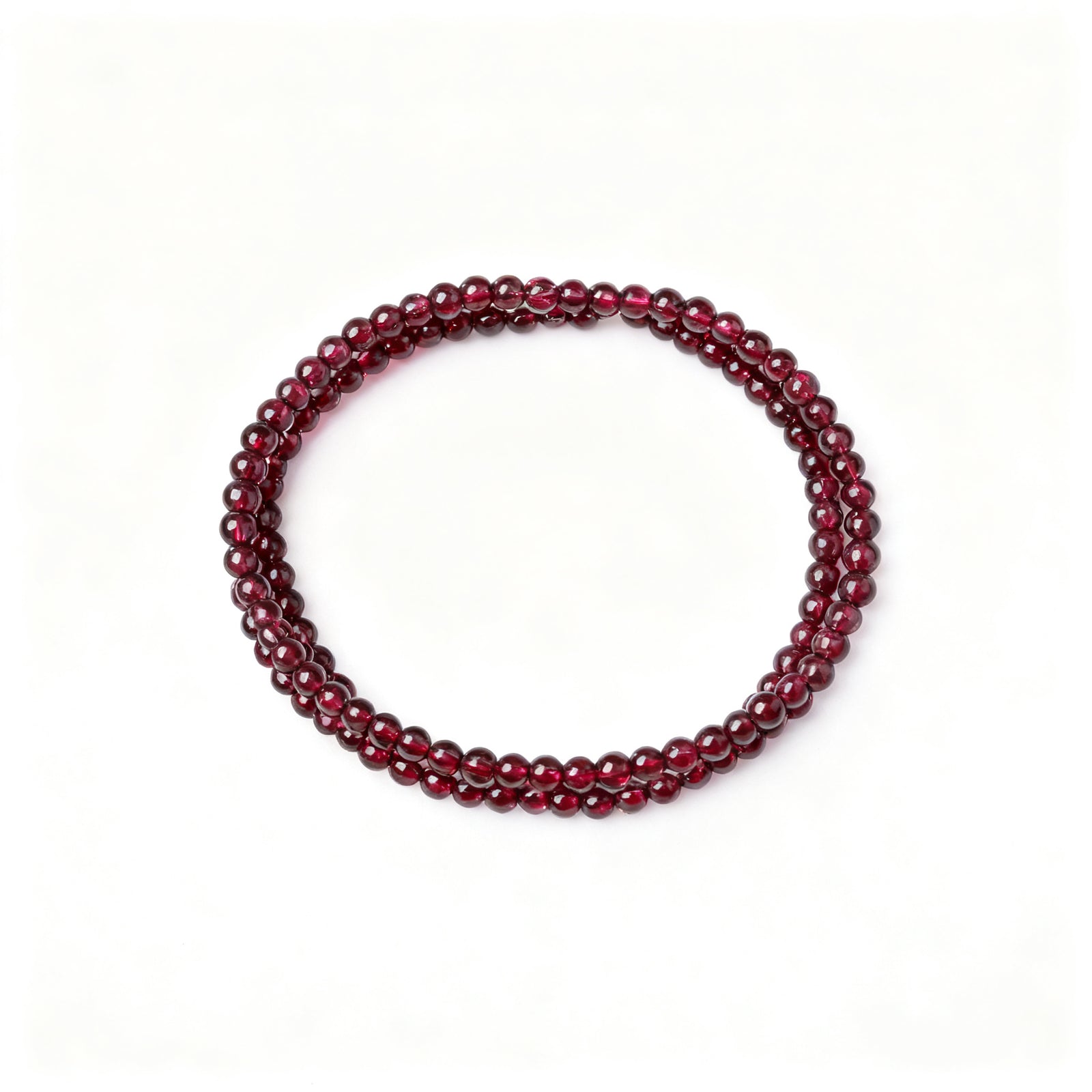 Natural Garnet beaded bracelet for Passion & Vitality - Garnet Passion Vitality Bracelet