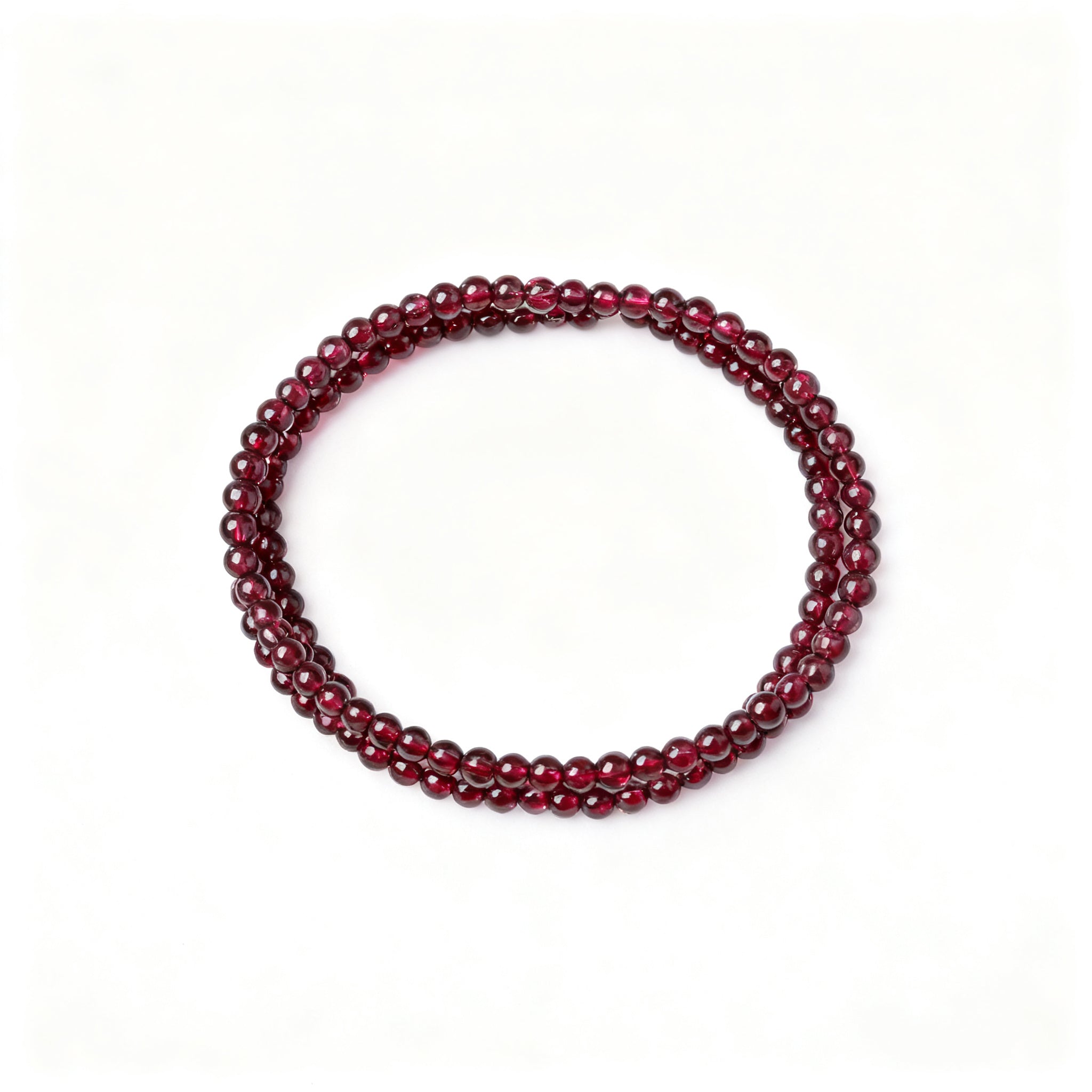Natural Garnet beaded bracelet for Passion & Vitality - Garnet Passion Vitality Bracelet