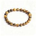 Natural Tiger's Eye beaded bracelet for Confidence & Strength - Tiger's Eye Confidence Strength Bracelet