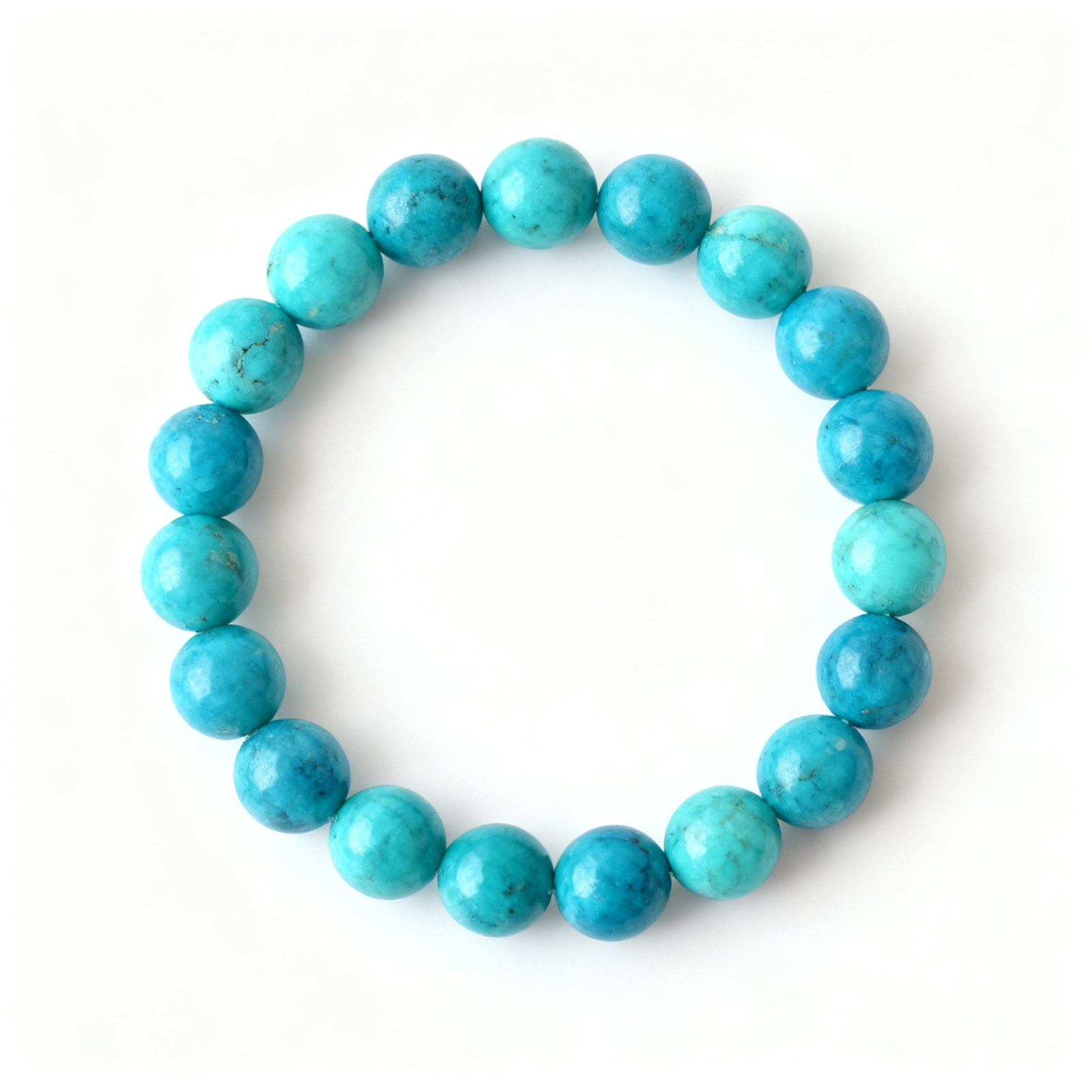 Natural Turquoise beaded bracelet for Healing & Serenity - Turquoise Healing Serenity Bracelet
