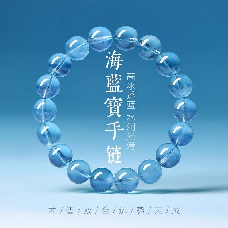 Pulsera de aguamarina