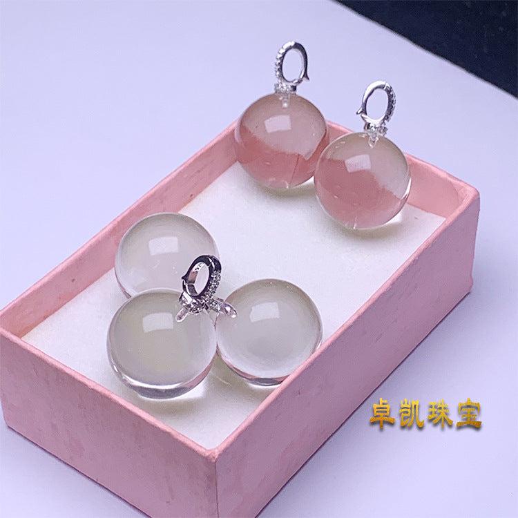 Colgante de Cuarzo Transparente de Plata 925