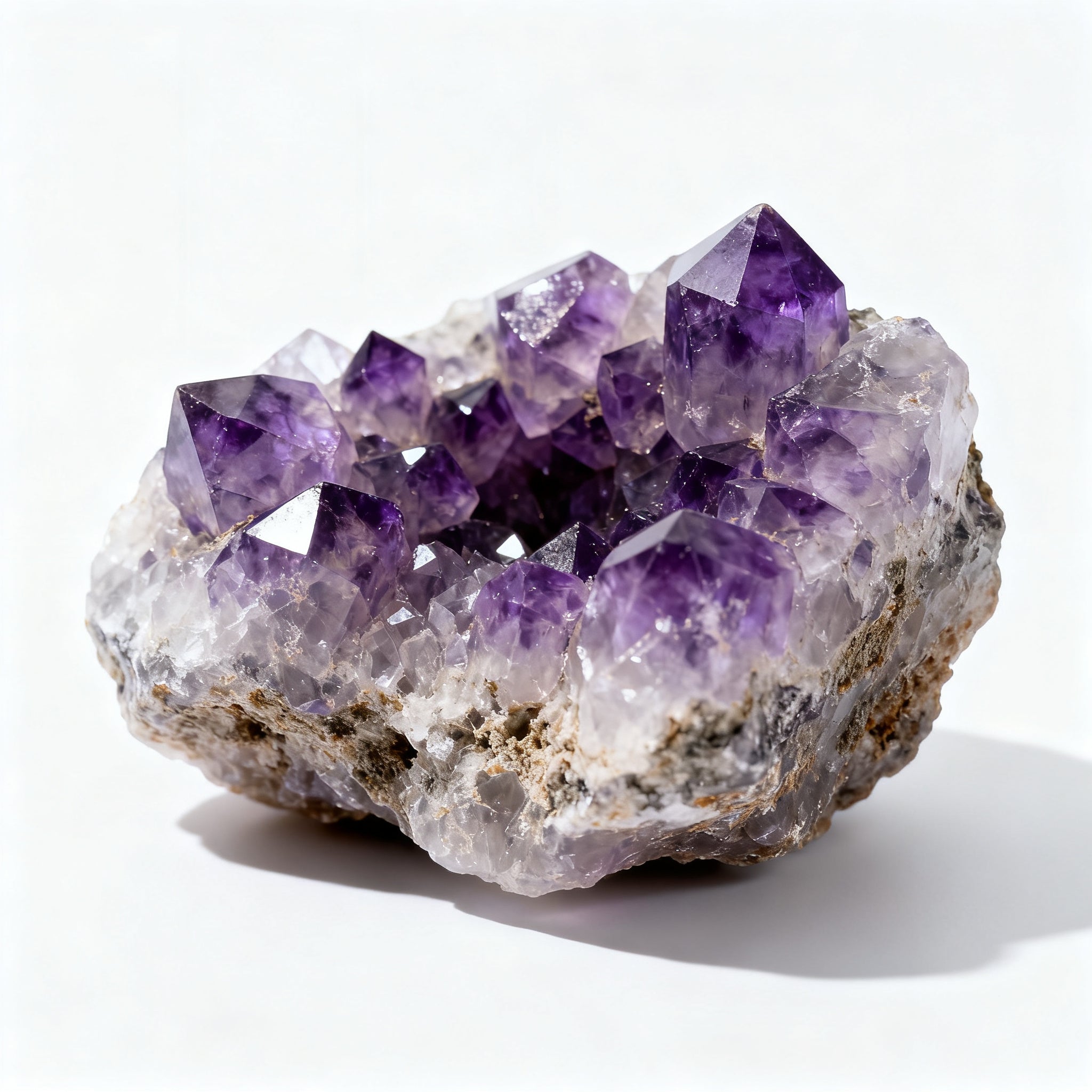 Premium Amethyst Cluster — Raw Brazilian