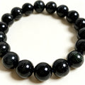 Natural Brazilian Black Tourmaline Crystal Bracelet - Energy Protection & Grounding