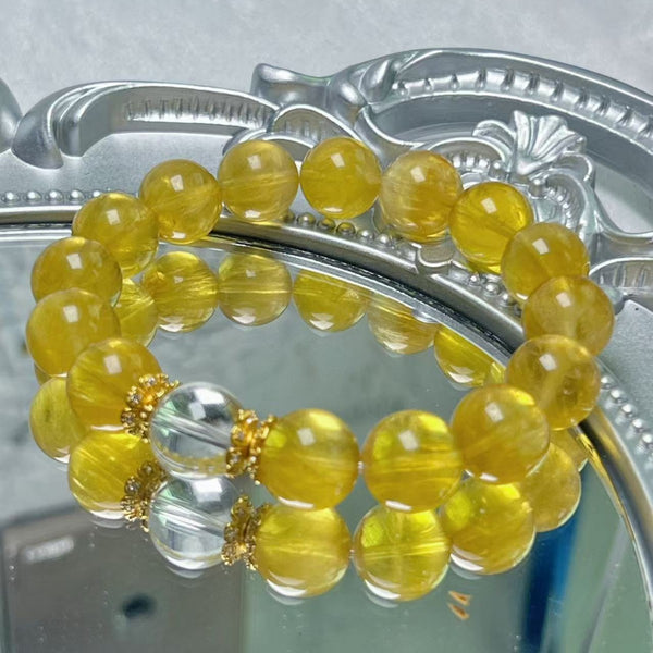 Natural Fluorite Bracelet — 8mm beads