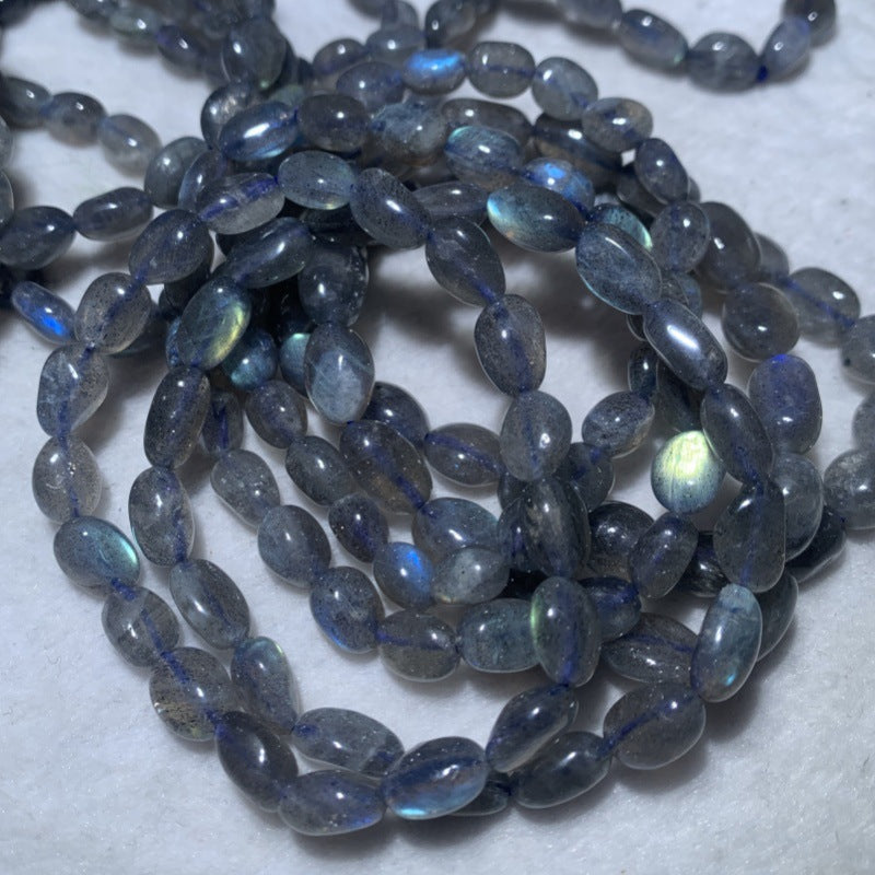 Natural Labradorite Bracelet — 8mm beads