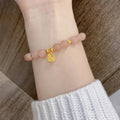 Natural Sunstone Bracelet – Warm Golden Flash Crystal